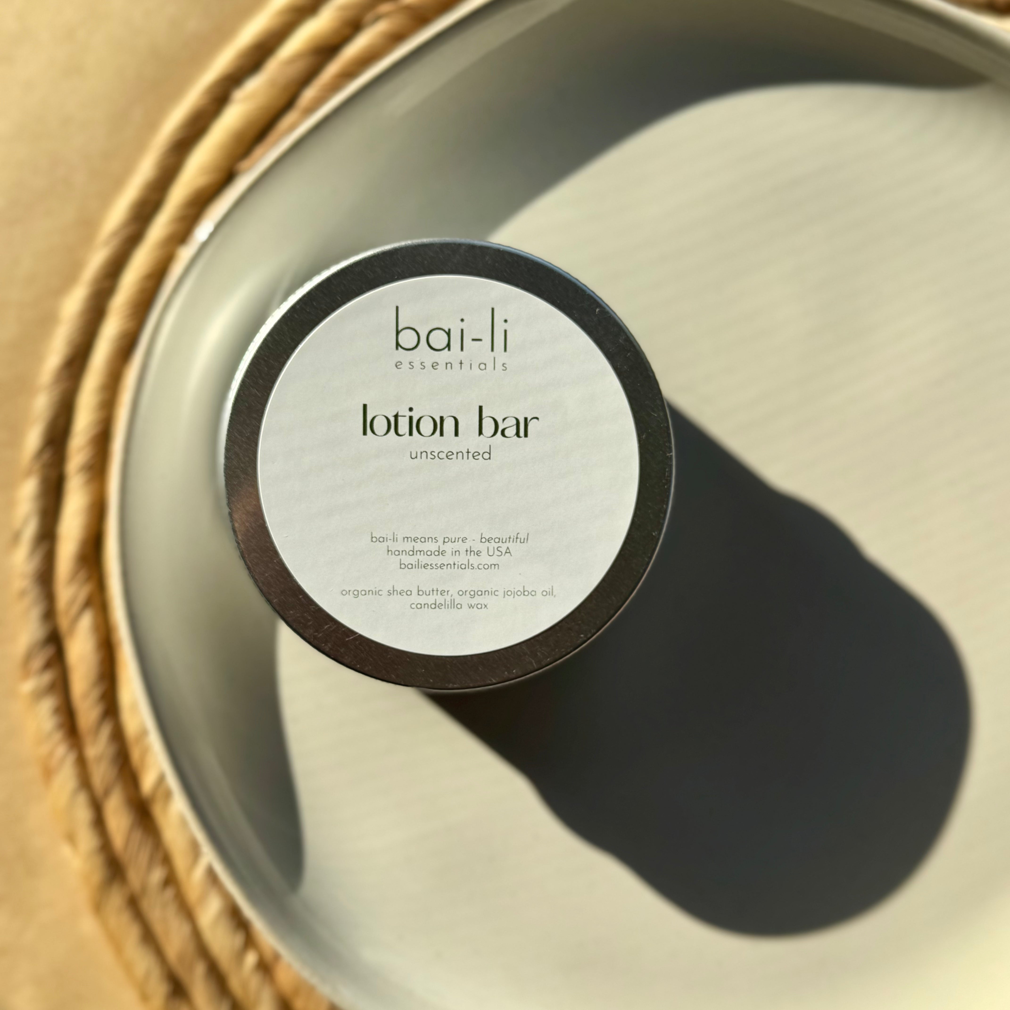 Unscented Lotion Bar